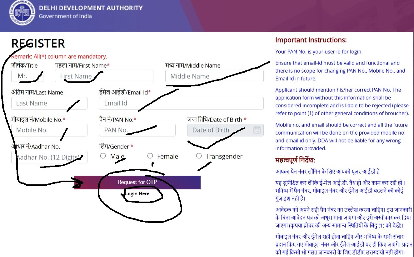 DDA Apna Ghar Awas Yojana